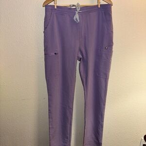 Figs Lavender Dew Women's Scrub Pants - Medium Tall